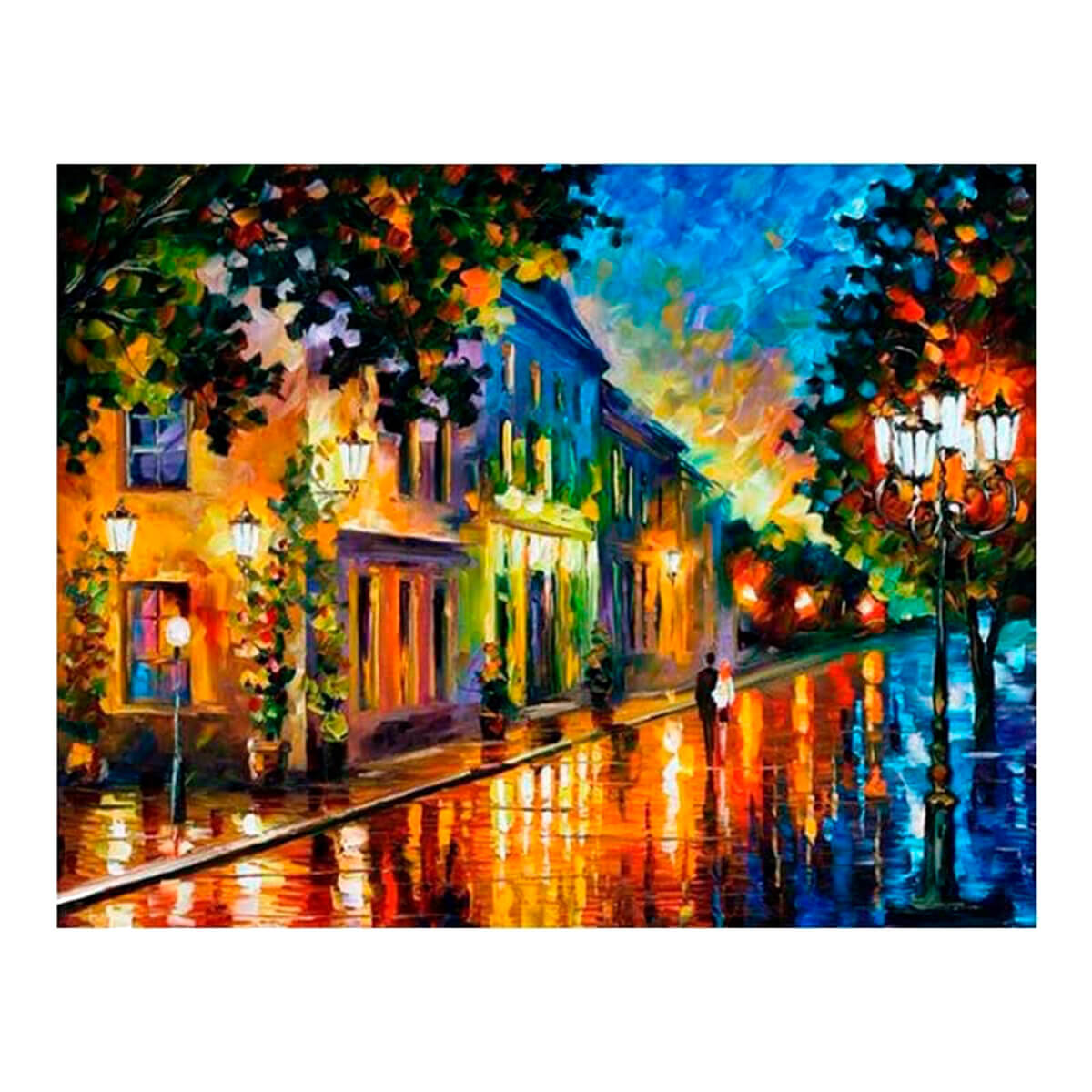 Diamond Painting - Lights street 40 x 50 cm