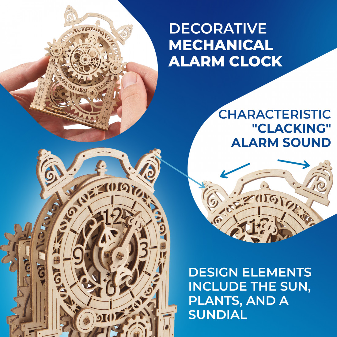 UGEARS - Despertador Vintage - Imagen 5