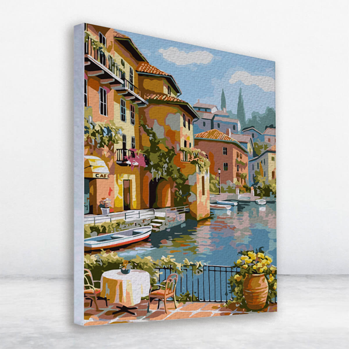 Oil Painting - Lunch in Venice 35 x 45 cm