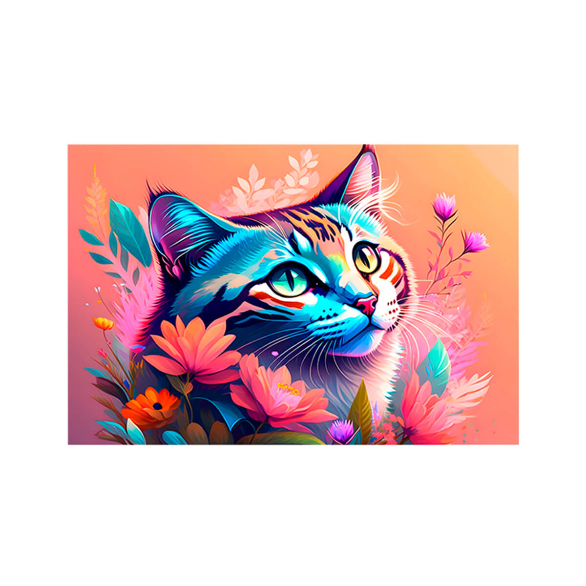 Diamond Painting - Blossom Cat 20 x 30 cm