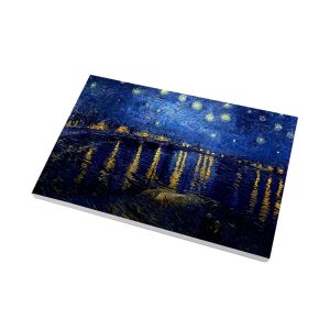 Oil Painting - Starry Night over the Rhone 20 x 30 cm