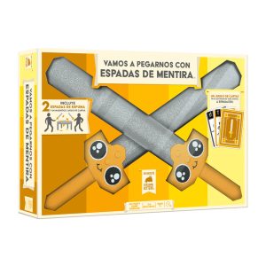 Vamos a pegarnos con espadas de mentira