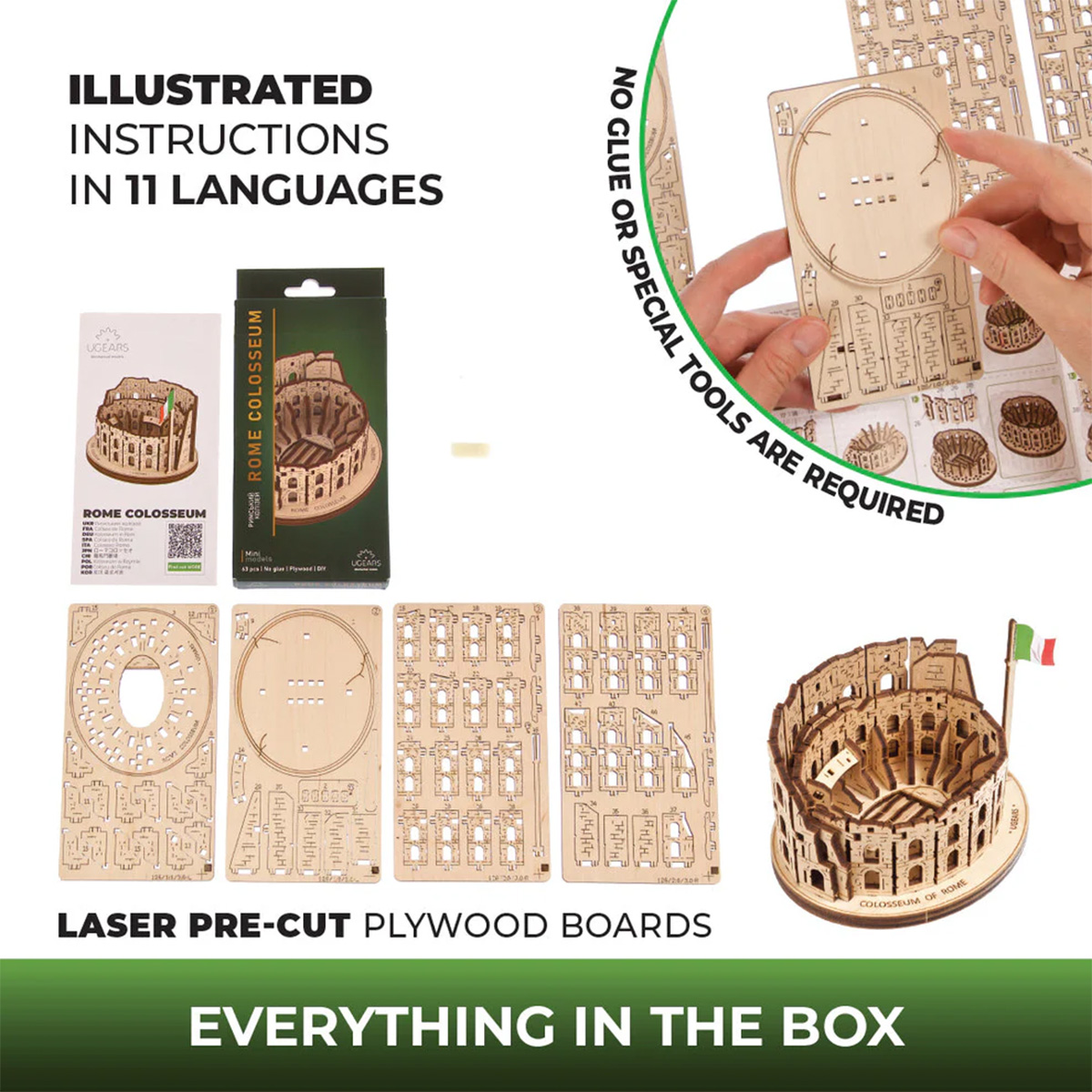 UGEARS - Coliseo Romano - Imagen 3