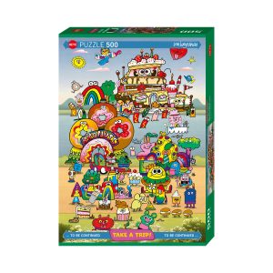 Take A Trip! With Jon Burgerman 500 piezas
